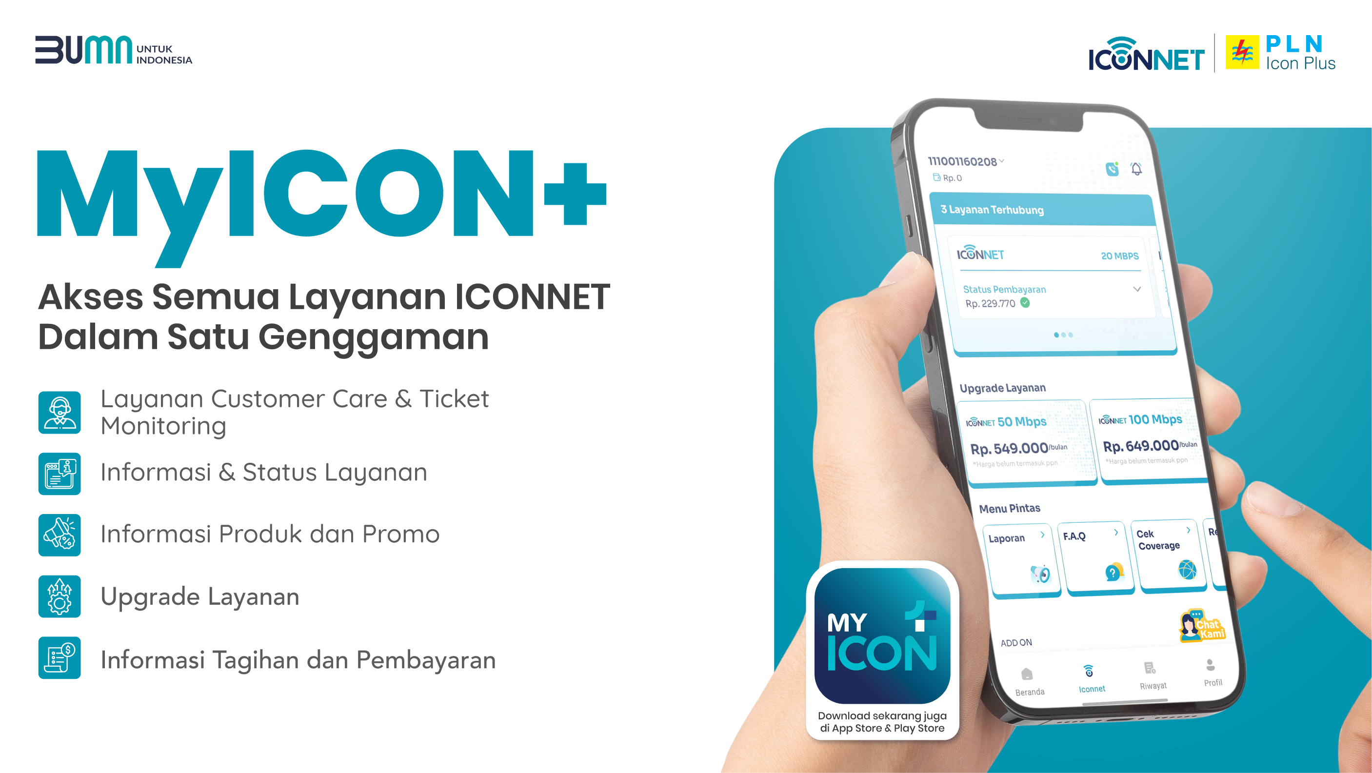Kemudahan Akses Layanan Pelanggan dengan Aplikasi MyICON+